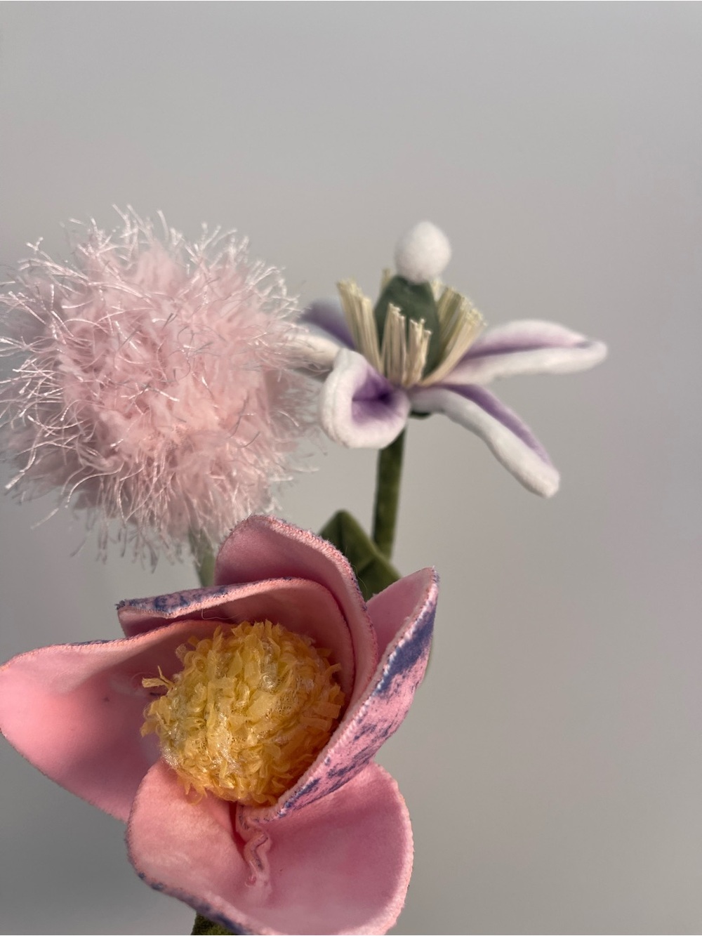 CJ Hendry plush flowers set of 3 limited release nyc FM 3.0 blooms